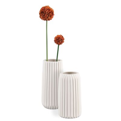 M&M Ripple vaasi valkoinen 20 cm